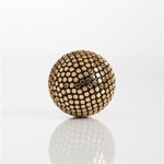 Gold Studded Decor 3” Ball