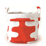Tangerine Echo Small Recycled Canvas Bucket