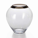 Floris Vase With Platinum Rim