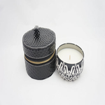 Tin Fresh Pine & Eucalyptus Candle and Snake Skin Travel Purse