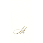 White Pearl Initial Guest Towel