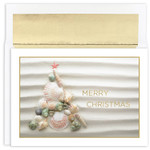 Shell Christmas Tree Boxed Holiday Cards