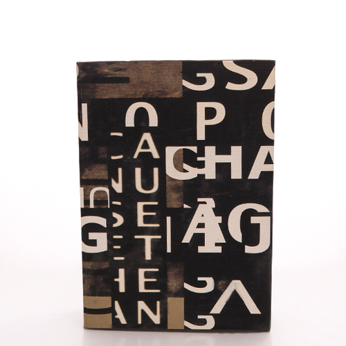 Text Collage Book Boxes (Set of 3)