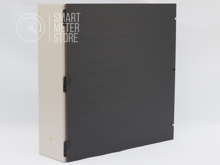 SMF5DB
Steel Deep Meter Frame (Blank Type X Switchpanel)
For Single Phase and Three Phase 
(W)615mm x (H)600mm x (D)160mm
Maximum 35mm Mains
Grey Powder Coated Finish
Zinc Coated 1.2 mild steel
Earth Facility
Inter-changable Smart Hinge (left or right)
Australian Made
Approved by Victorian Service & Installation Rules 