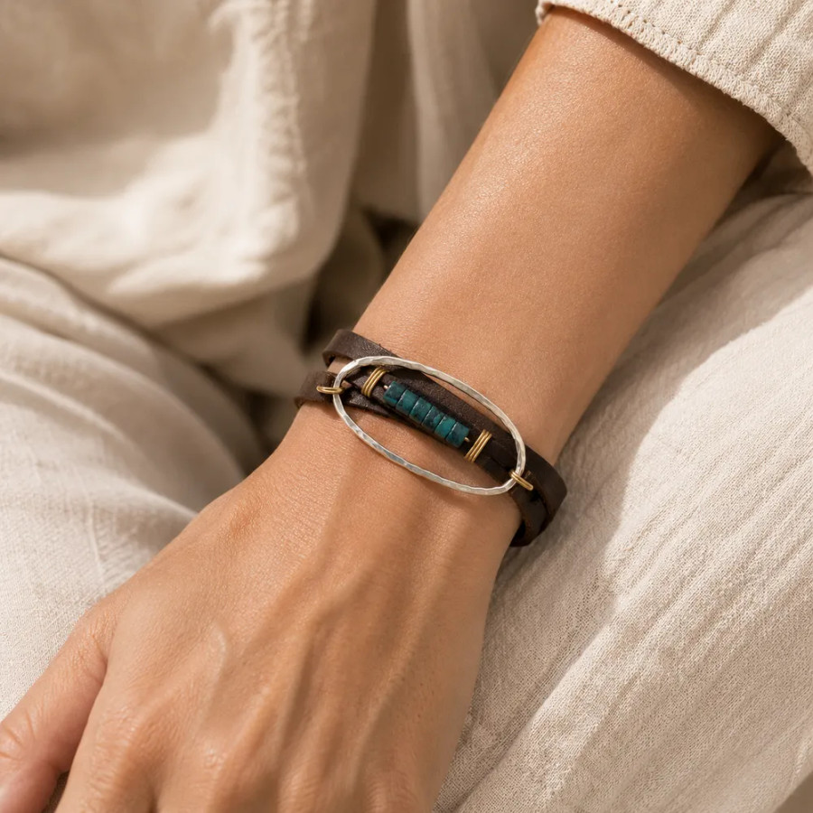 Turquoise Harmony Wrap Bracelet
