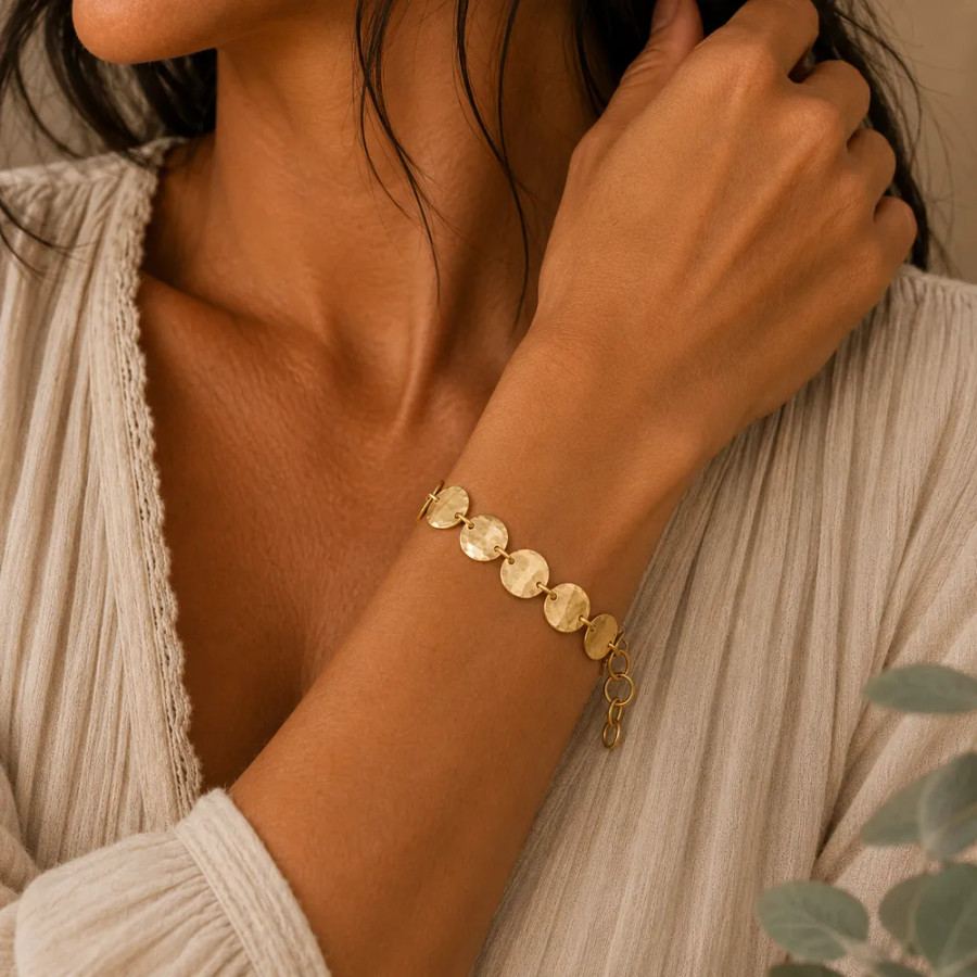 Orbiting Gold Bracelet