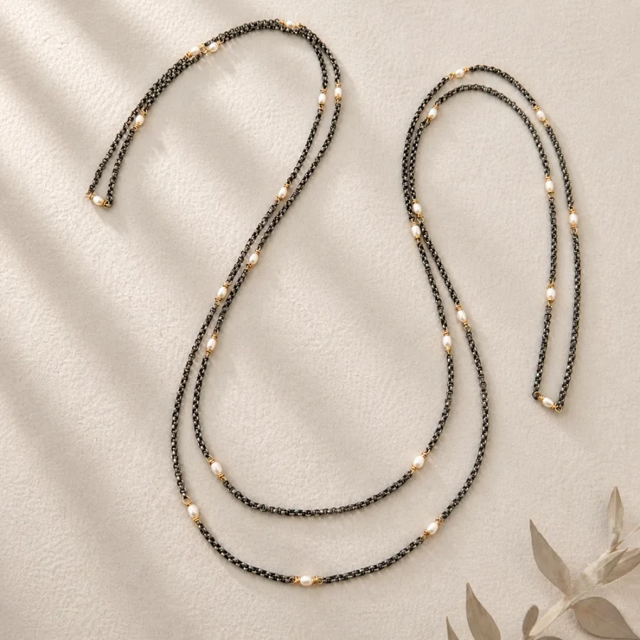 Moonlit Waves Necklace