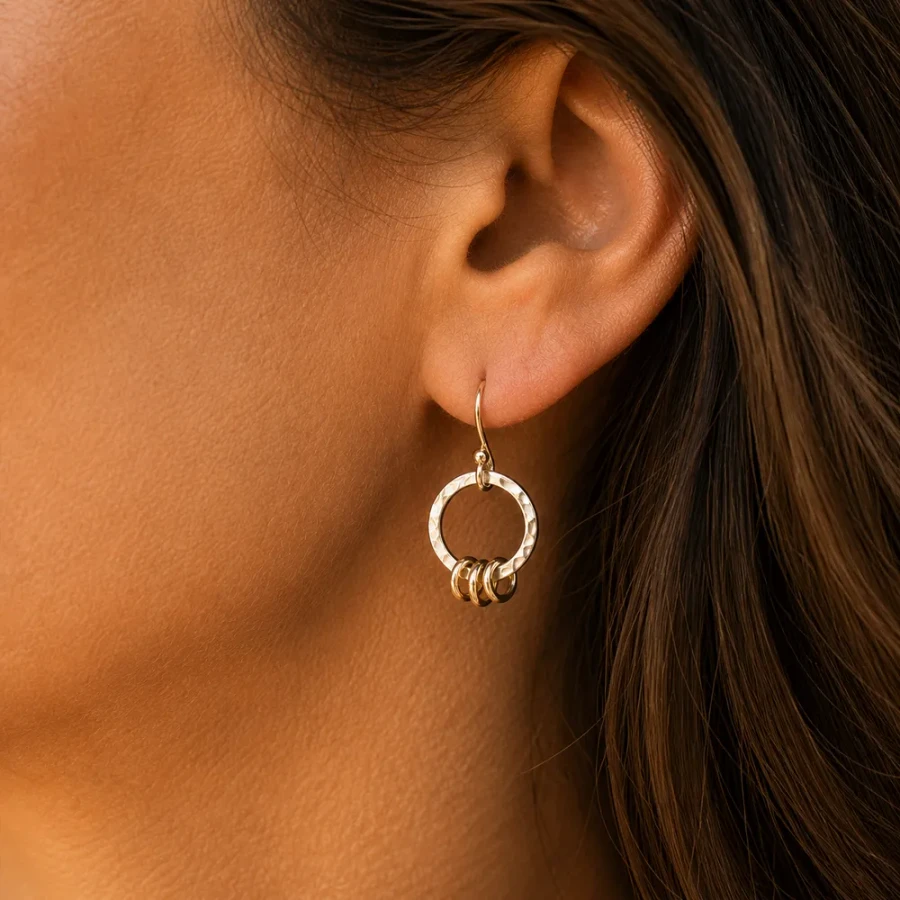 Gold Kissed Earrings