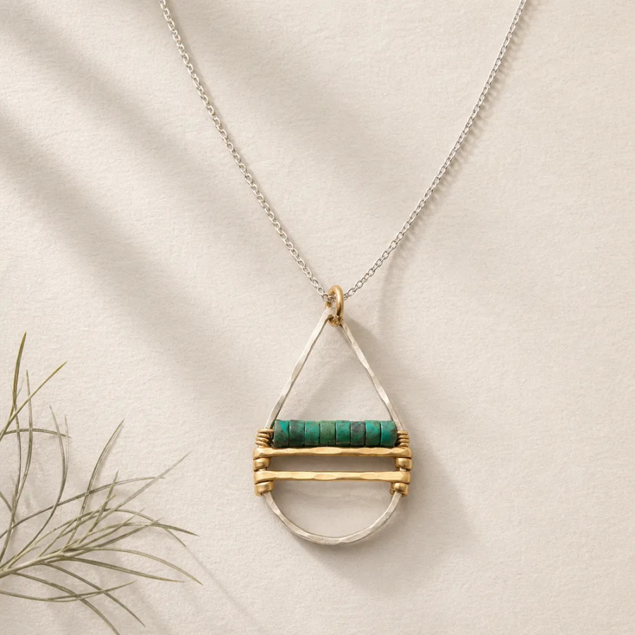 Turquoise Reflection Necklace