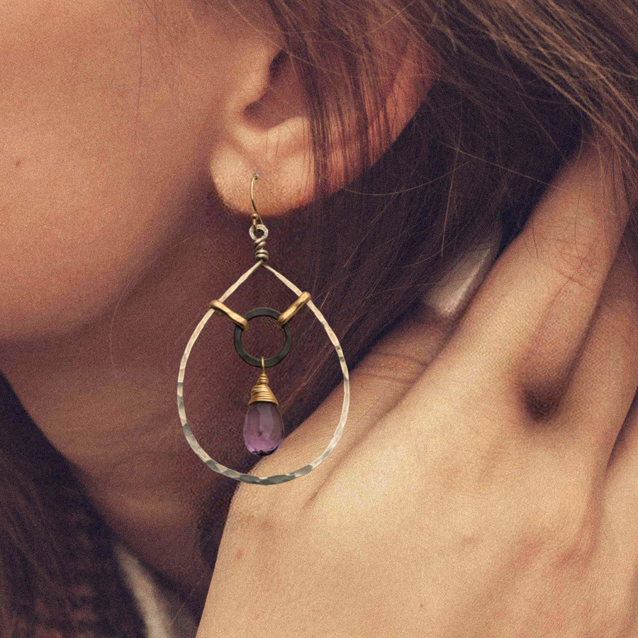 Amethyst Glow Earrings