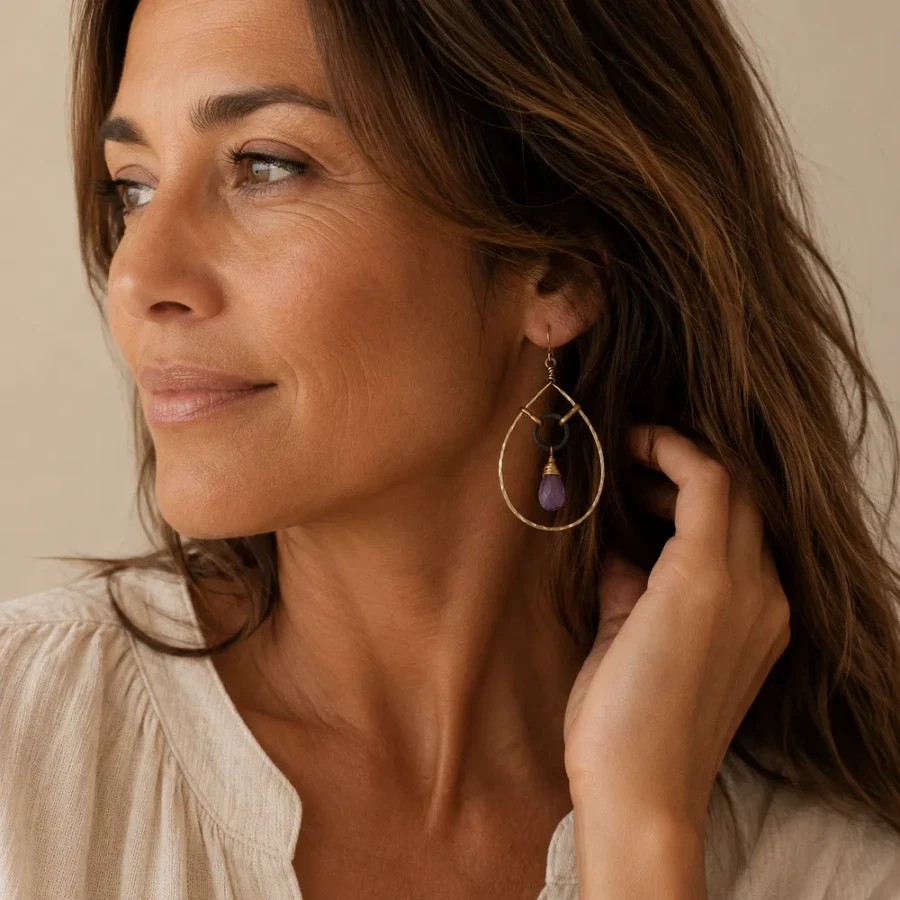 Amethyst Glow Earrings