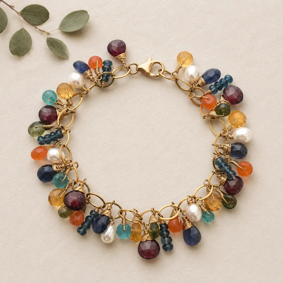 Gem Drop Garden Bracelet