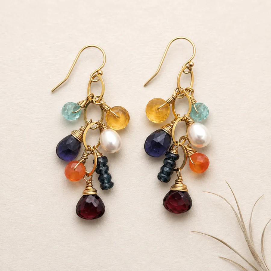Sunset Cascade Earrings