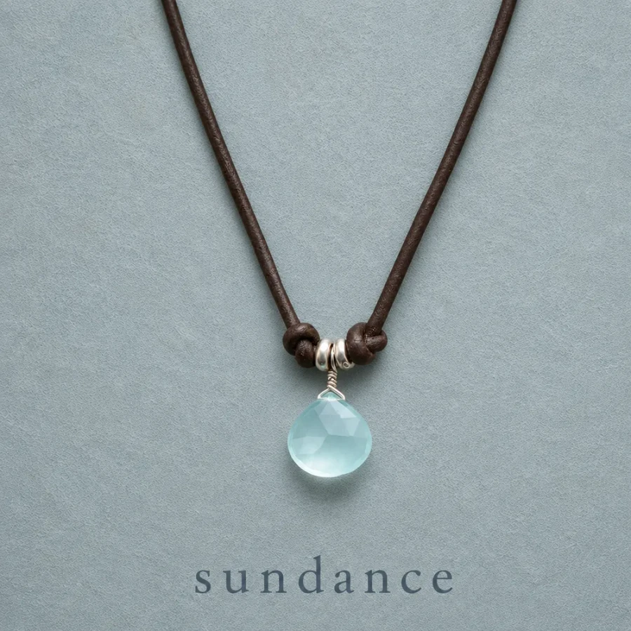 Knotted Chalcedony  Necklace