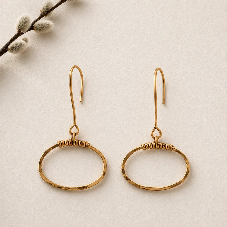 Suspended Sunrise Earrings