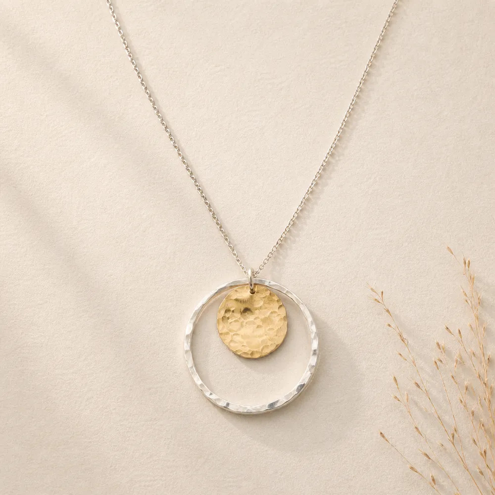 Sunlit Circle Necklace