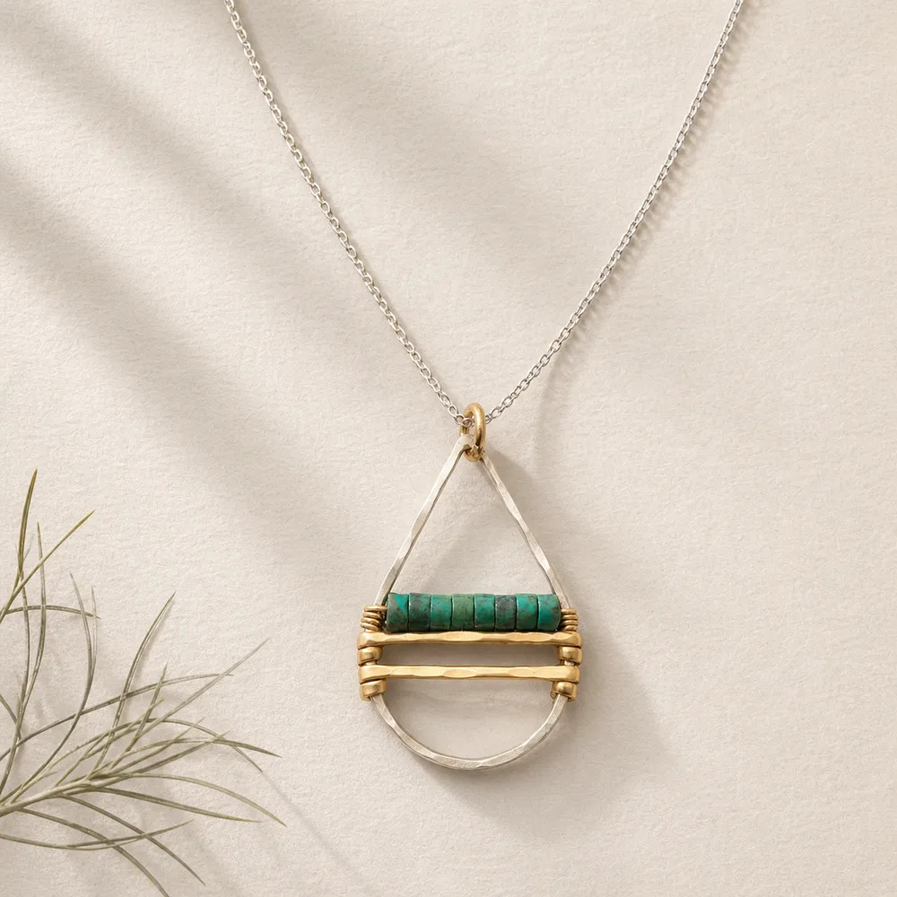 Turquoise Reflection Necklace