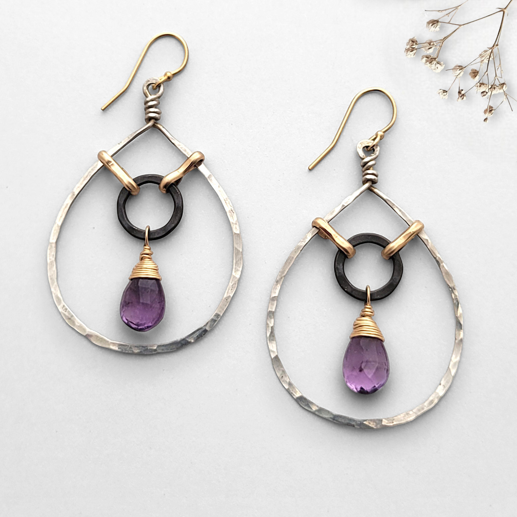 Amethyst Glow Earrings