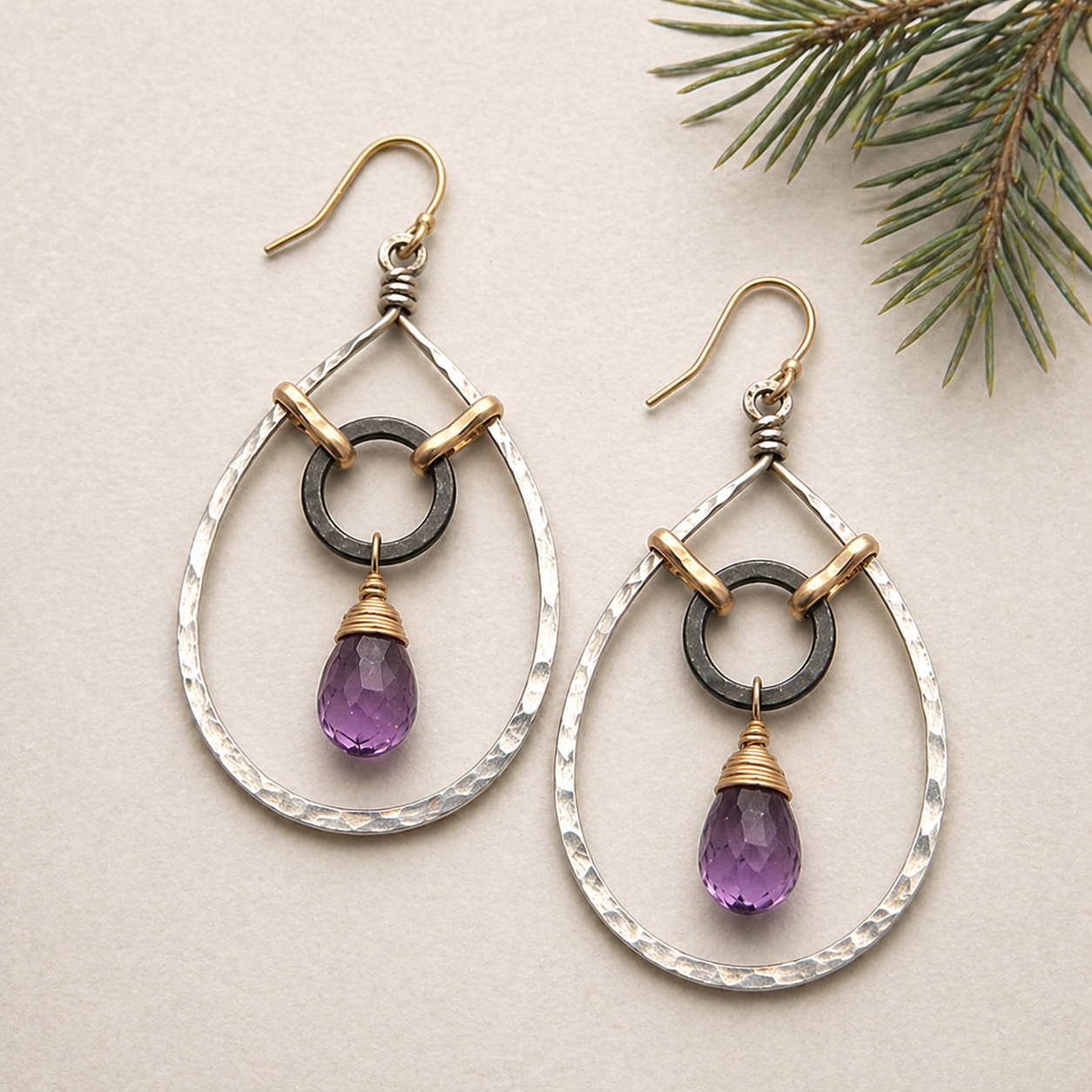 Amethyst Glow Earrings