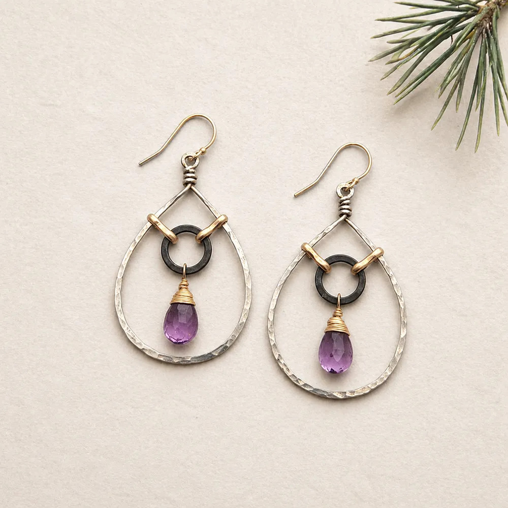 Amethyst Glow Earrings