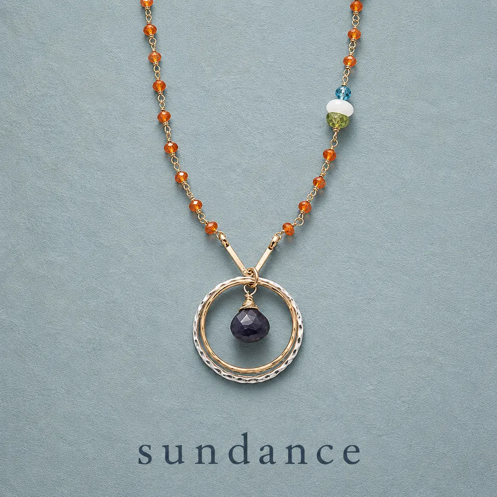 Two Rings Necklace