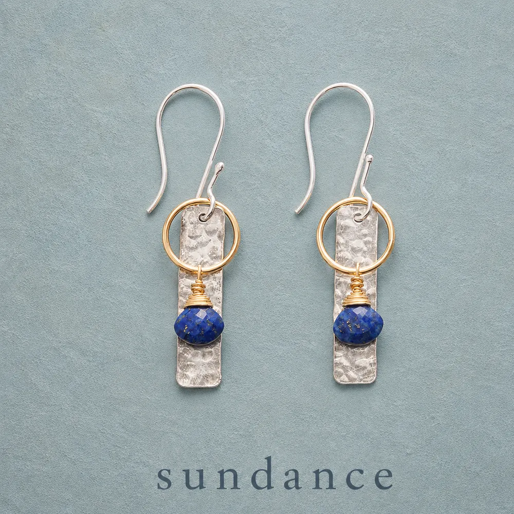 Blue Lantern Earrings
