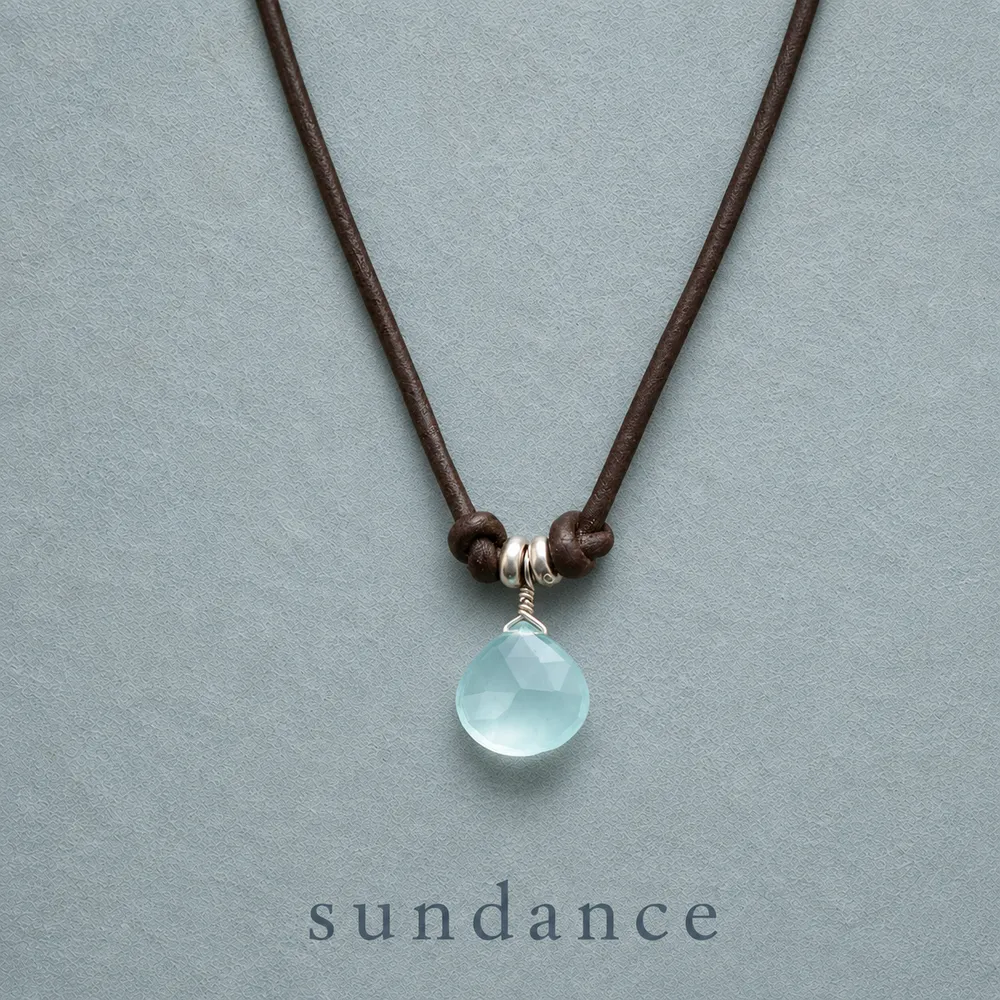 Knotted Chalcedony  Necklace