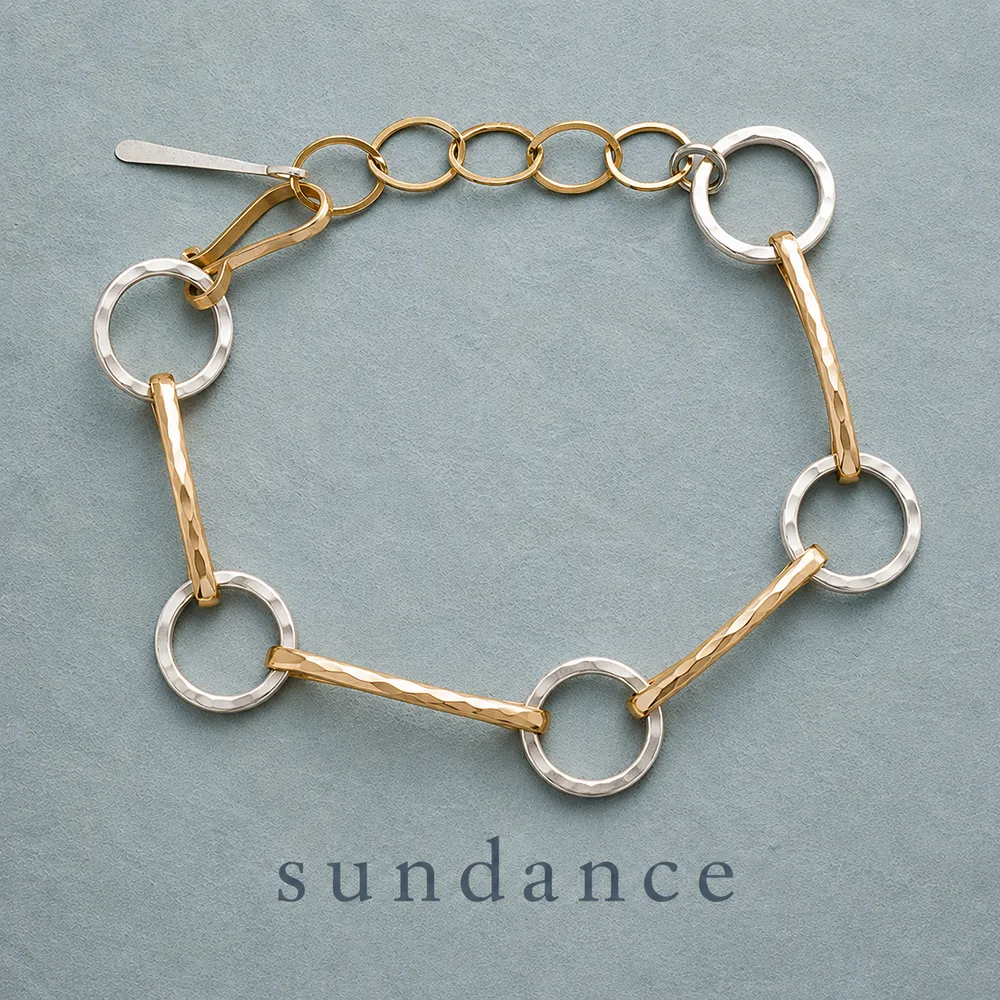 Links and Rings Bracelet