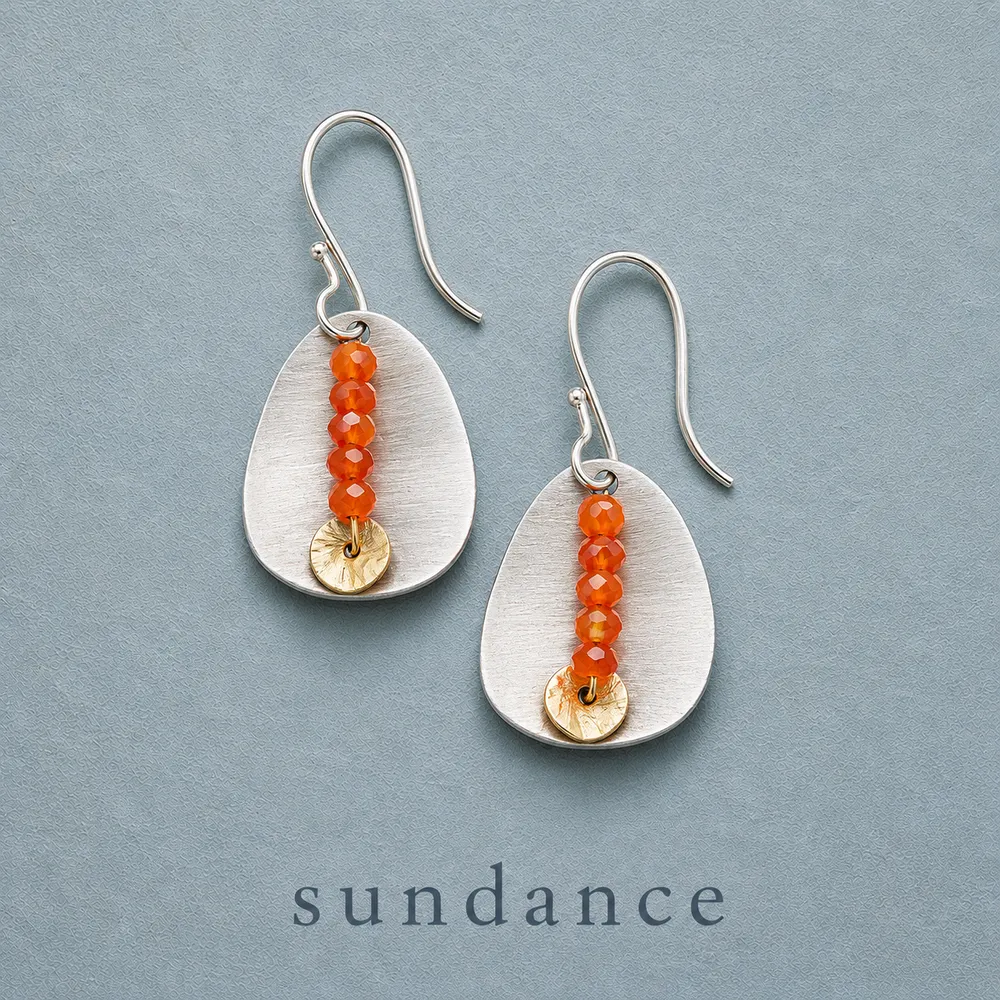 Carnelian Quintet Earrings