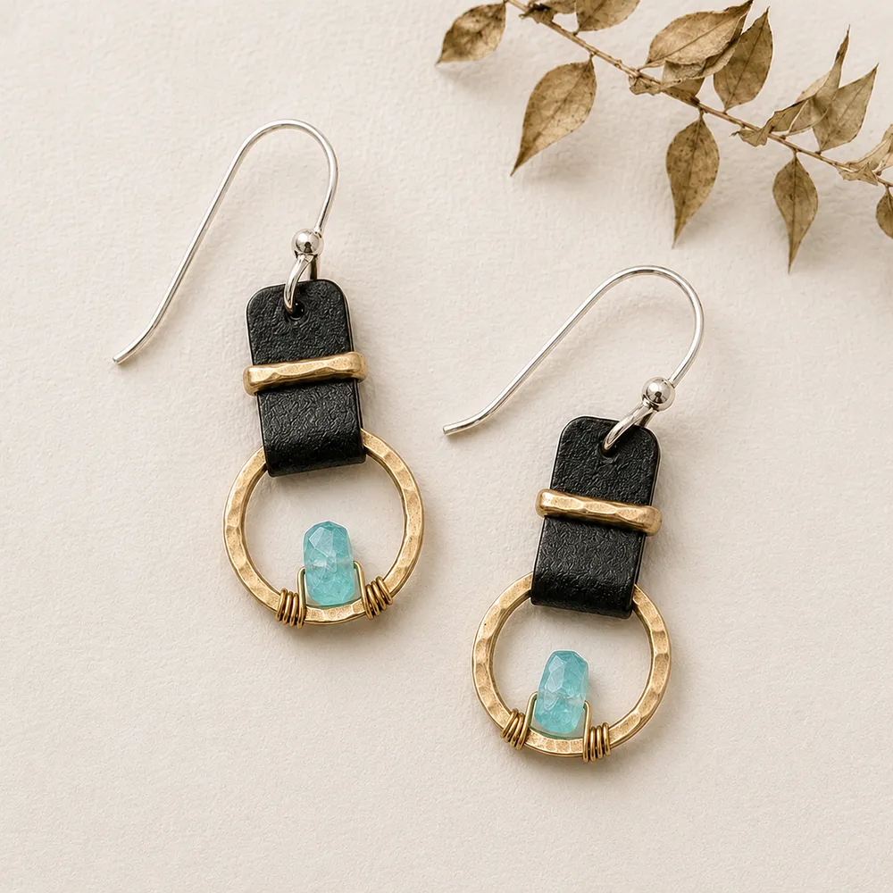 Orbiting Apatite Earrings