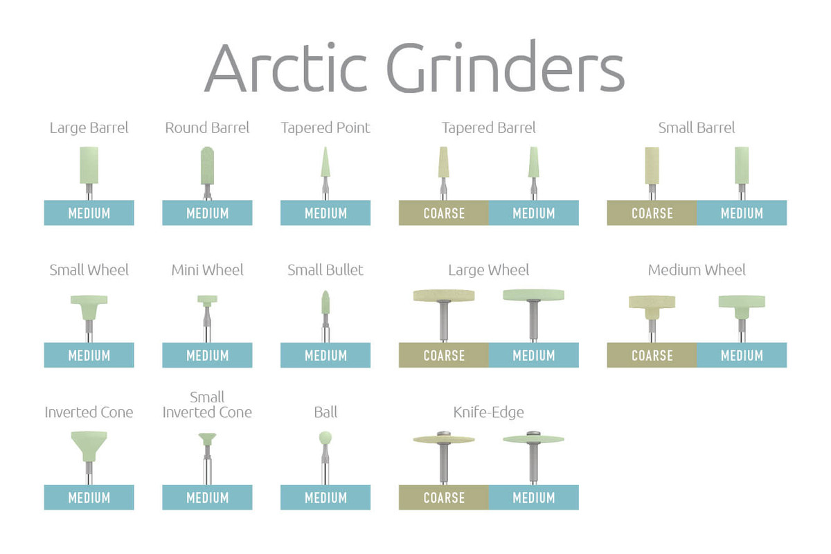 Arctic Grinders Zirconia & Ceramic Diamond Grinders