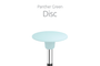 Panther Green Disc tool for incisal shaping and flat surface refinement Panther Green Disc tool for incisal shaping and flat surface refinement