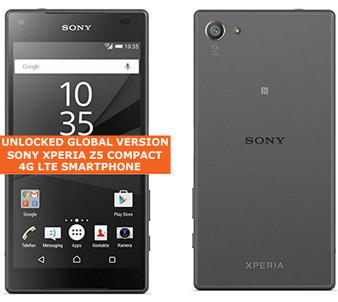 sony xperia z5 compact e5823 2gb 32gb black 4.6" screen android 4g lte smartphone