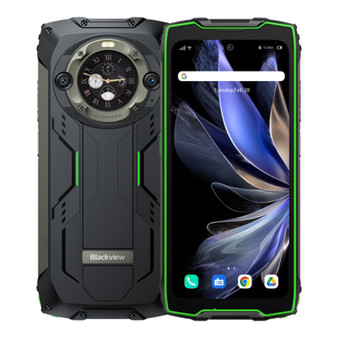 BLACKVIEW BV9300 PRO RUGGED 12gb 256gb Waterproof 6.7 Dual Screen Android Green