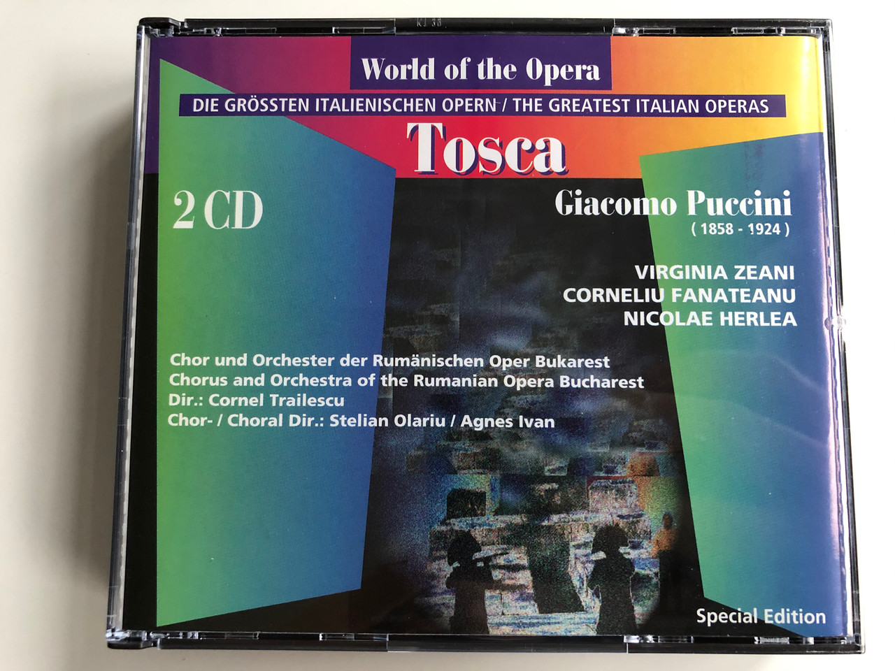 The Greatest Italian Operas / Tosca - Giacomo Puccini ‎/ Virginia Zeani,  Corneliu Fanateanu, Nicolae Herlea / Chorus and