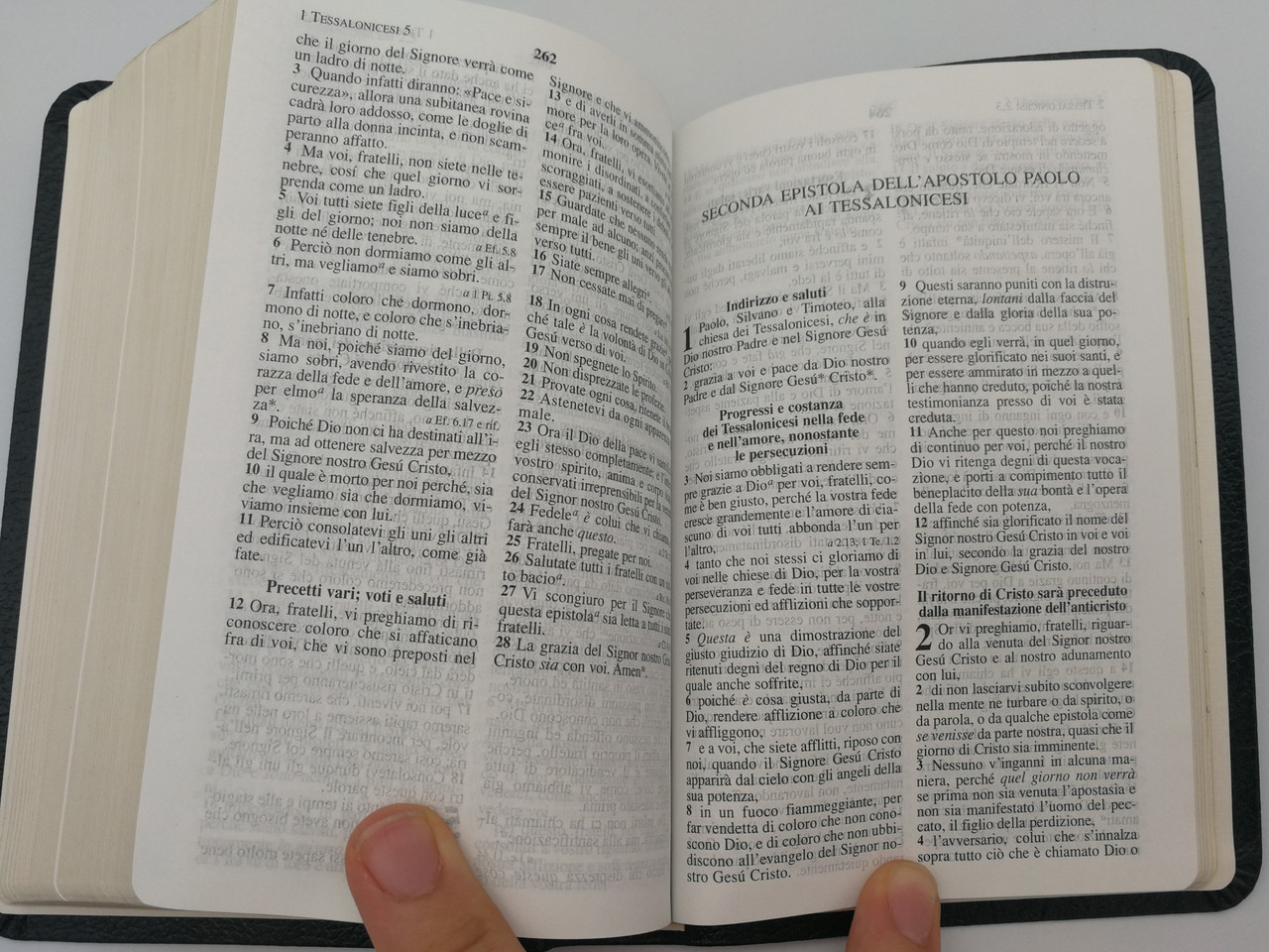 Italian Holy Bible 1991 Revised version - Black leatherbound - Gold edges /  La Sacra Bibbia - La Nuova Diodati - Revisione 1991-03 / La Buona Novella  2008 / C03PN - Bible in My Language