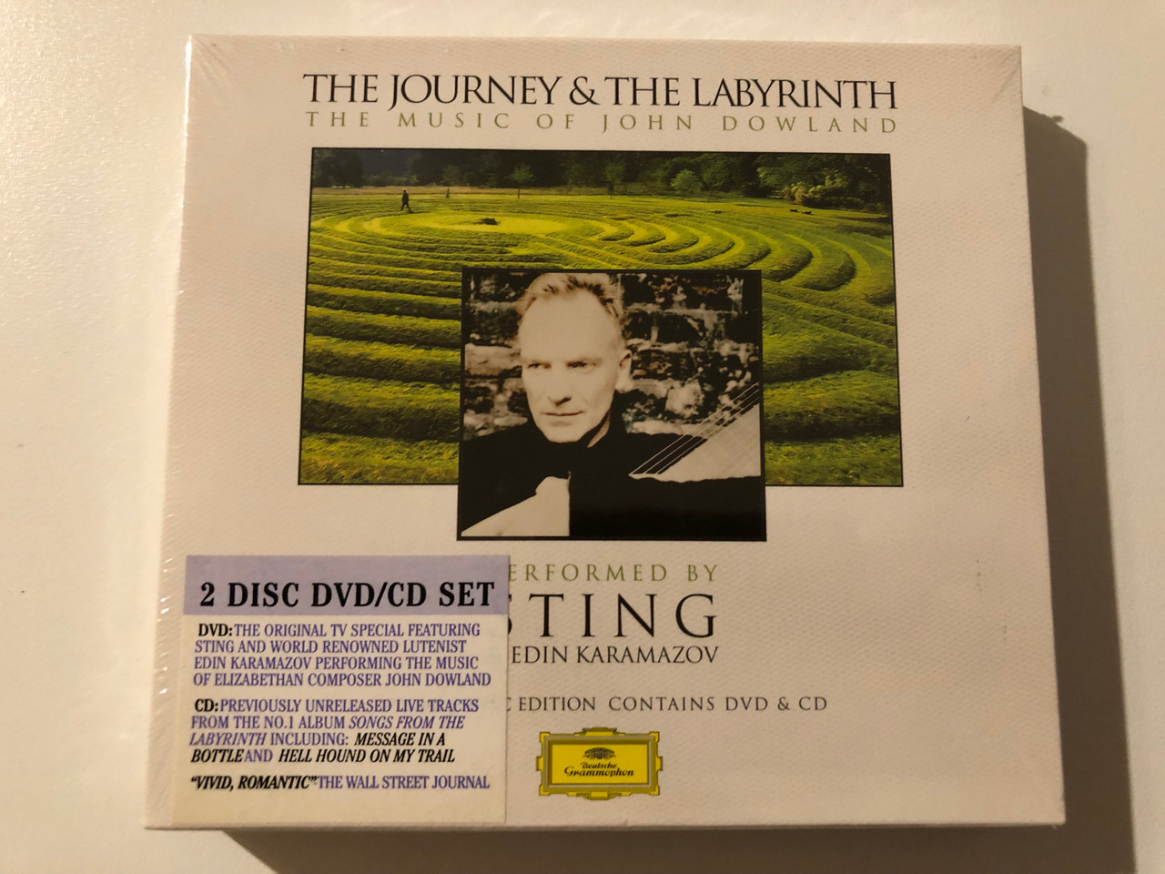 The Journey The Labyrinth: The Music Of John Dowland Performed By Sting  Edin Karamazov Disc DVD/CD Set Deutsche Grammophon Audio CD DVD | In  Darkness Let Me Dwell Sting | sincovaga.com.br