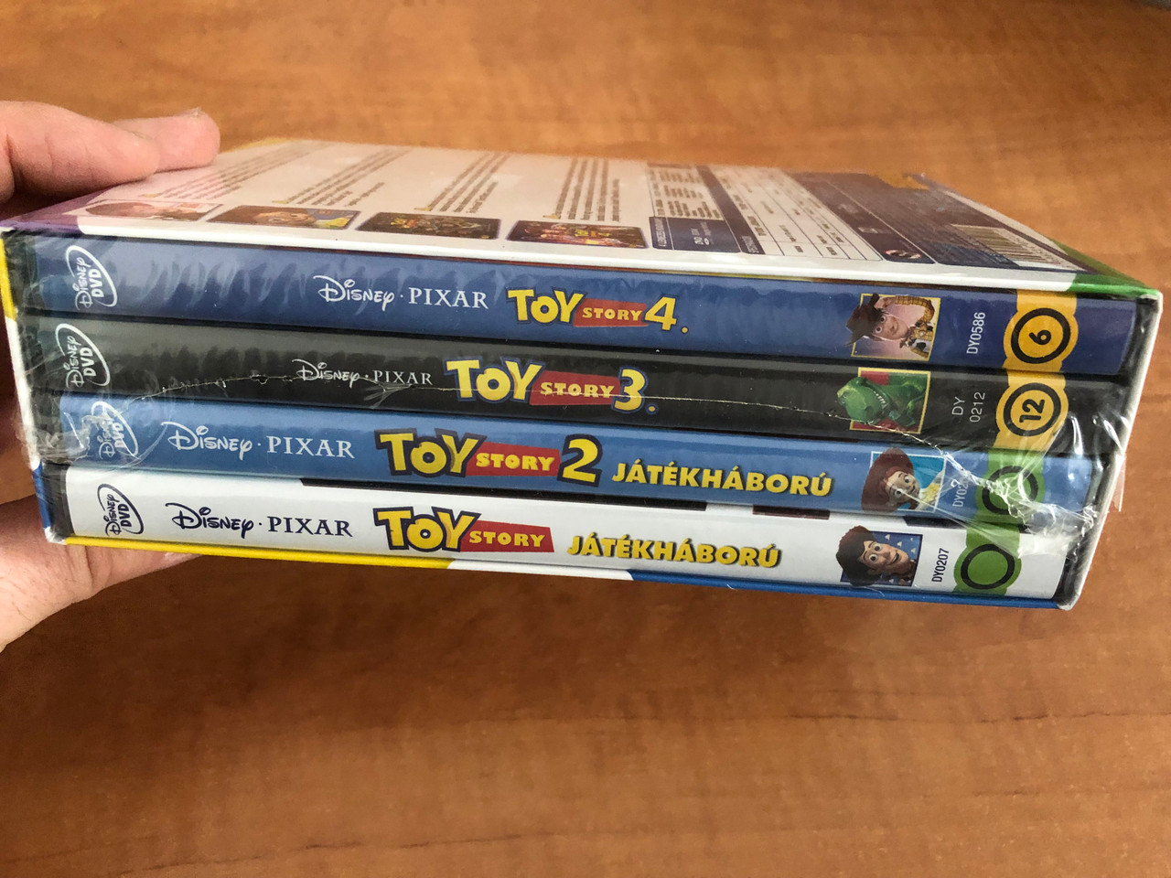 Special Disney DVD selection from Hungary: Toy Story 1, 2. 3, 4 / Cars  1,2,3 / UP / Nemo / Ratatouille - Bible in My Language