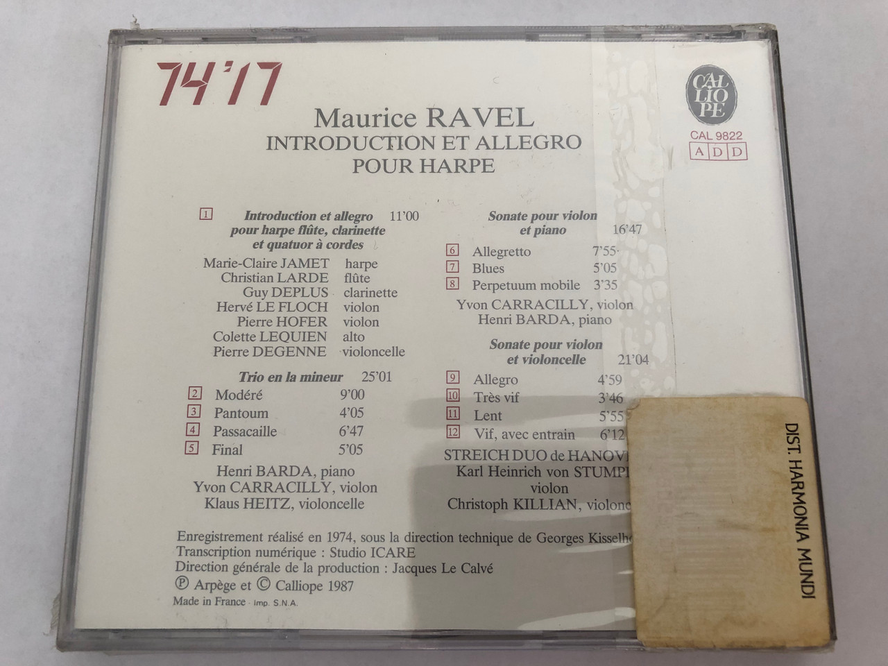 Ravel: An Introduction - Compilation by Maurice Ravel