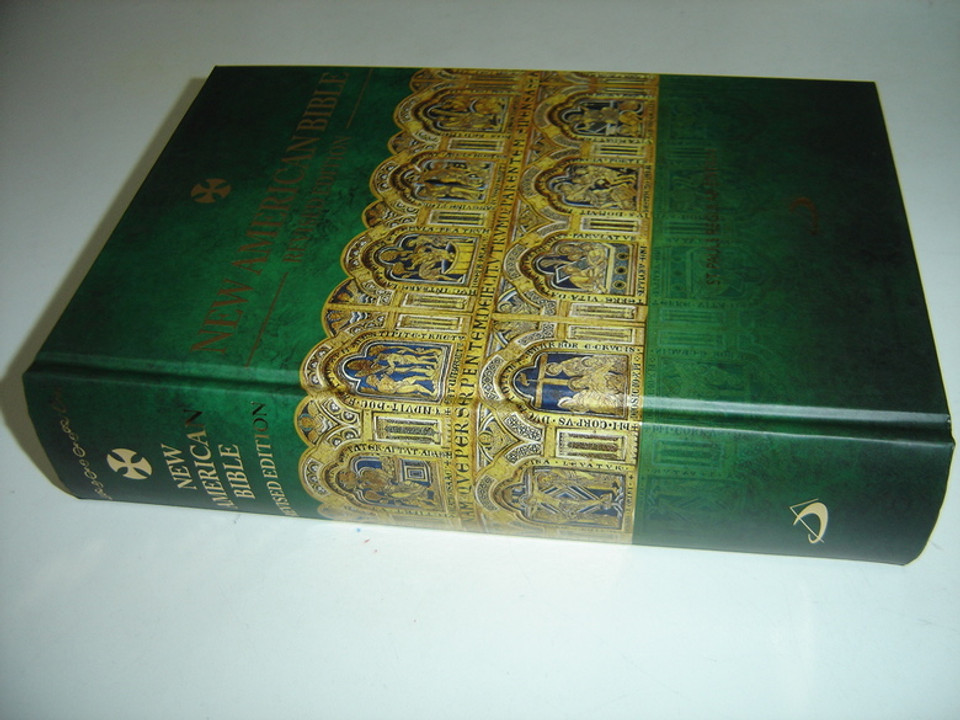 NEW AMERICAN BIBLE CATHOLIC REVISED EDITION / BEAUTIFUL SPECIAL LIMITED EDITION COVER / ON THE COVER: ALTAR PIECE FROM KLASTERNEUBURG, GERMANY / THUMB INDEXED BEAUTIFUL BIBLE