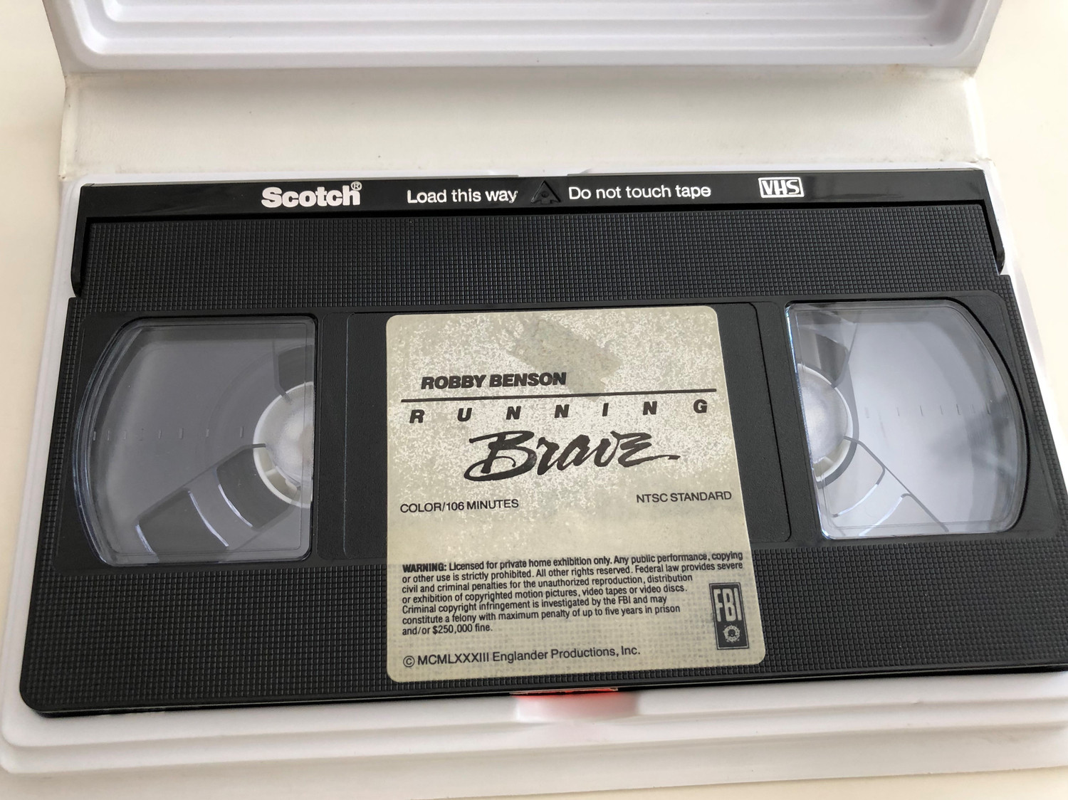 Running Brave VHS 1983 / Directed by D. S. Everett