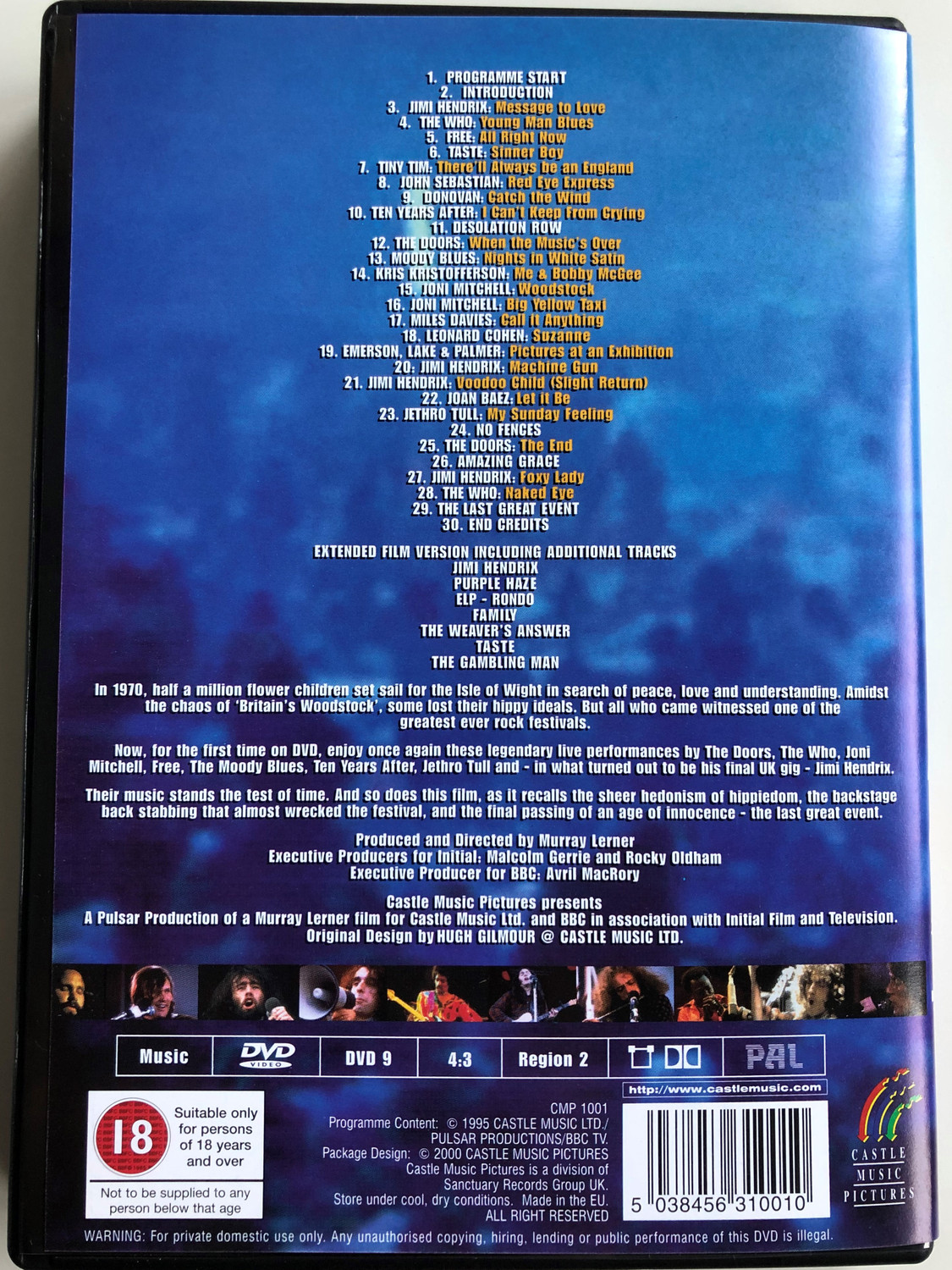 Message to Love / The Isle of Wight Festival The Movie DVD