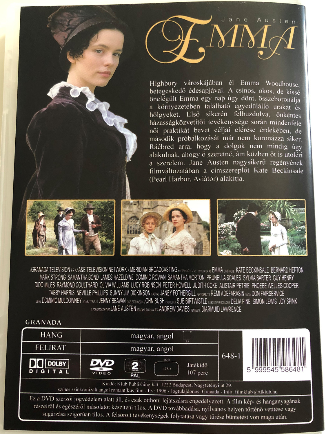 Emma by Jane Austen DVD 1996 / Directed by Diarmuid Lawrence