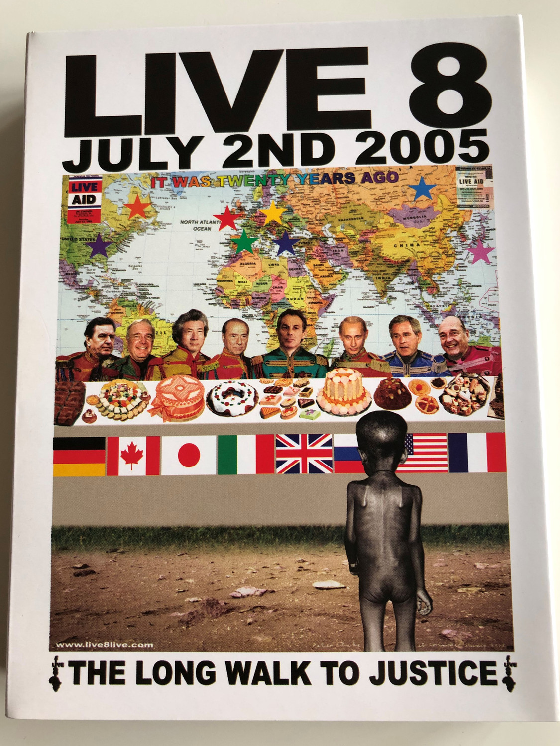 Live 8 DVD July 2nd 2005 / The long Walk to Justice / 9 concerts