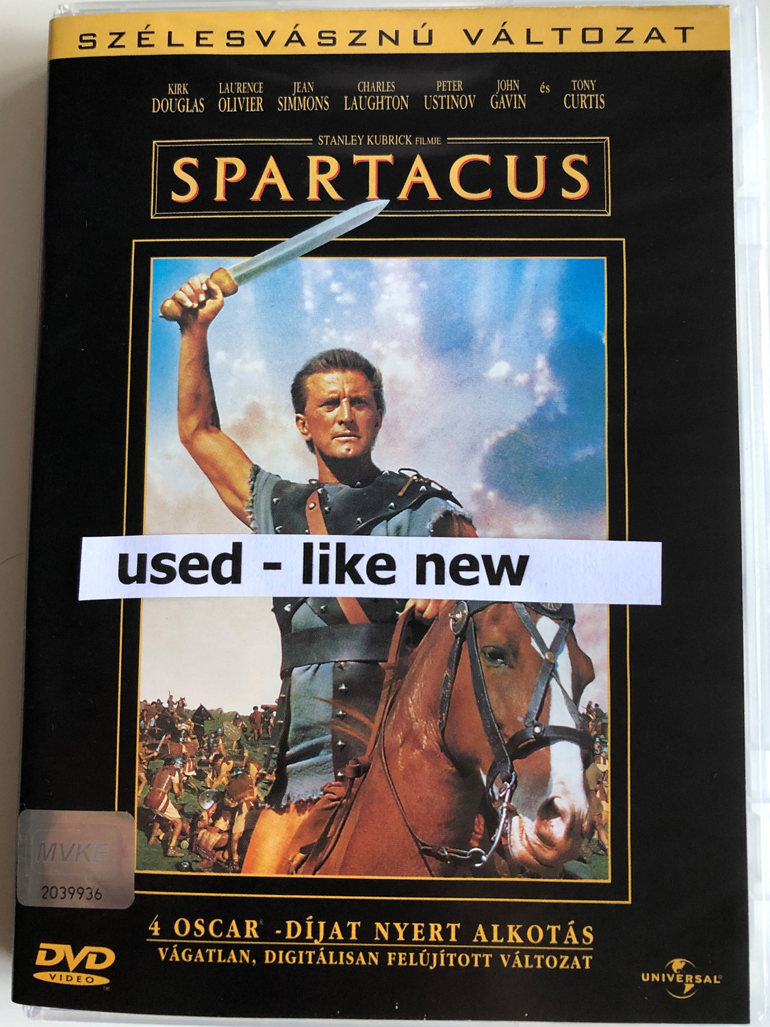 Spartacus (1960) - DVD Release of the Historical Epic