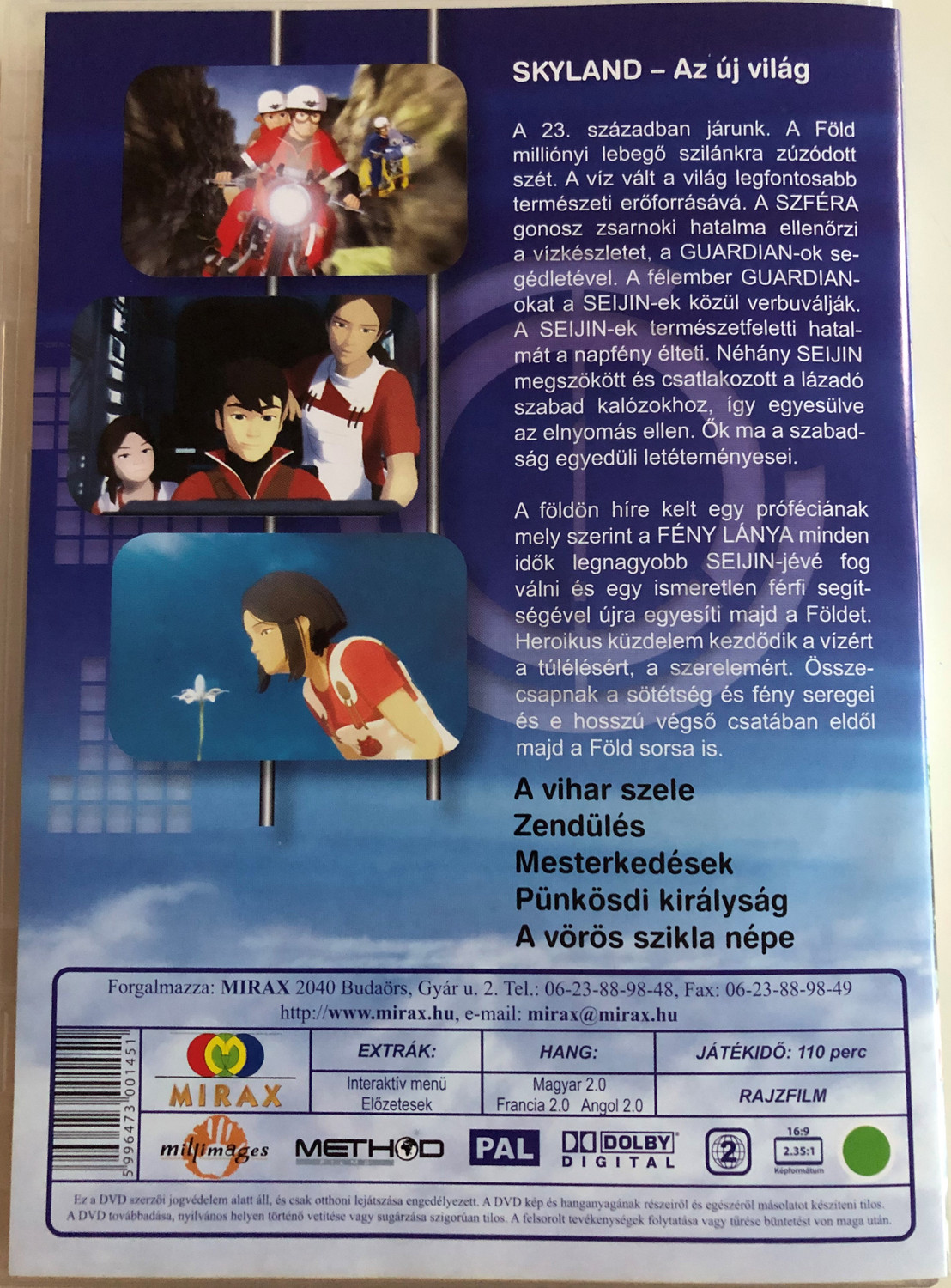 Skyland - Le Nouveau Monde Disc 2 DVD 2005 Skyland - az új