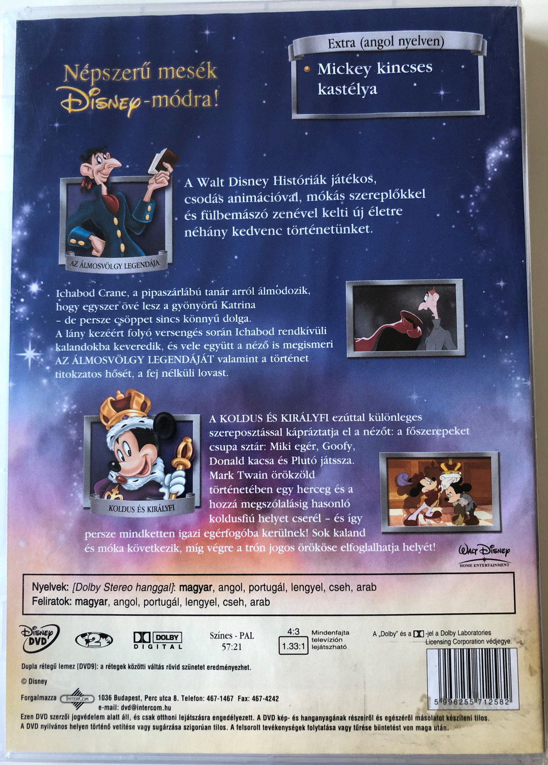 Disney's Fables Vol 1. DVD (2005) - The Legend of Sleepy Hollow
