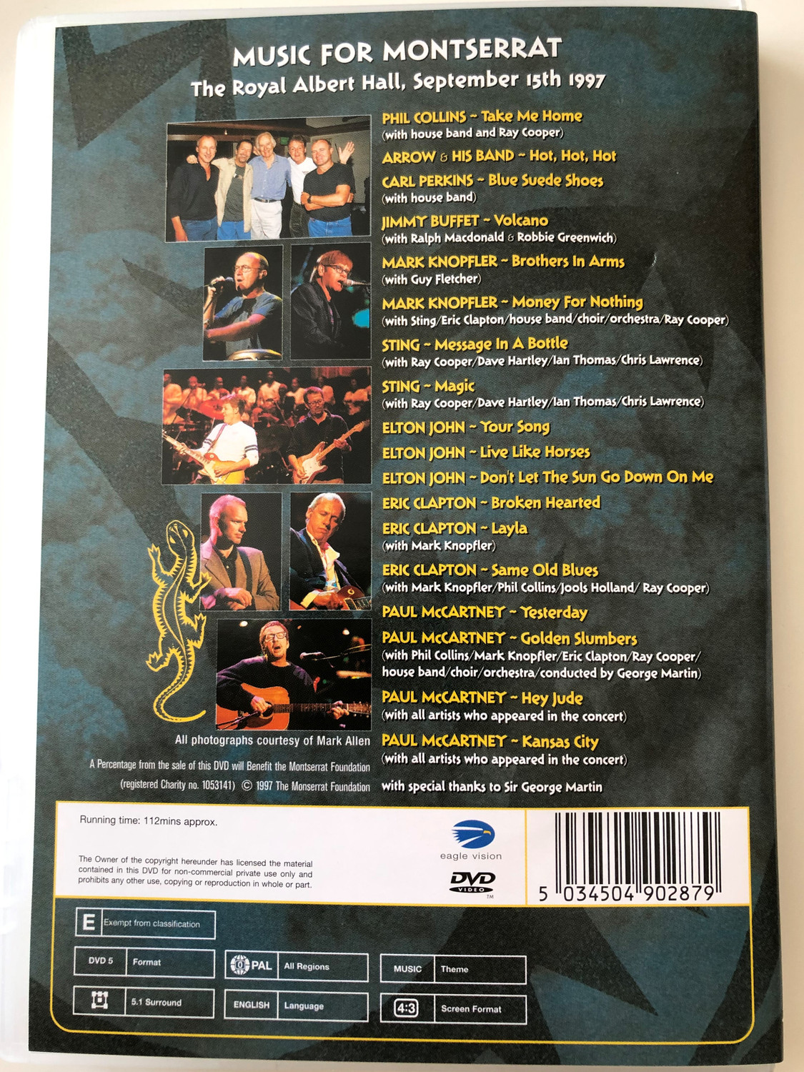 Music for Montserrat DVD 1997 / Featuring Arrow