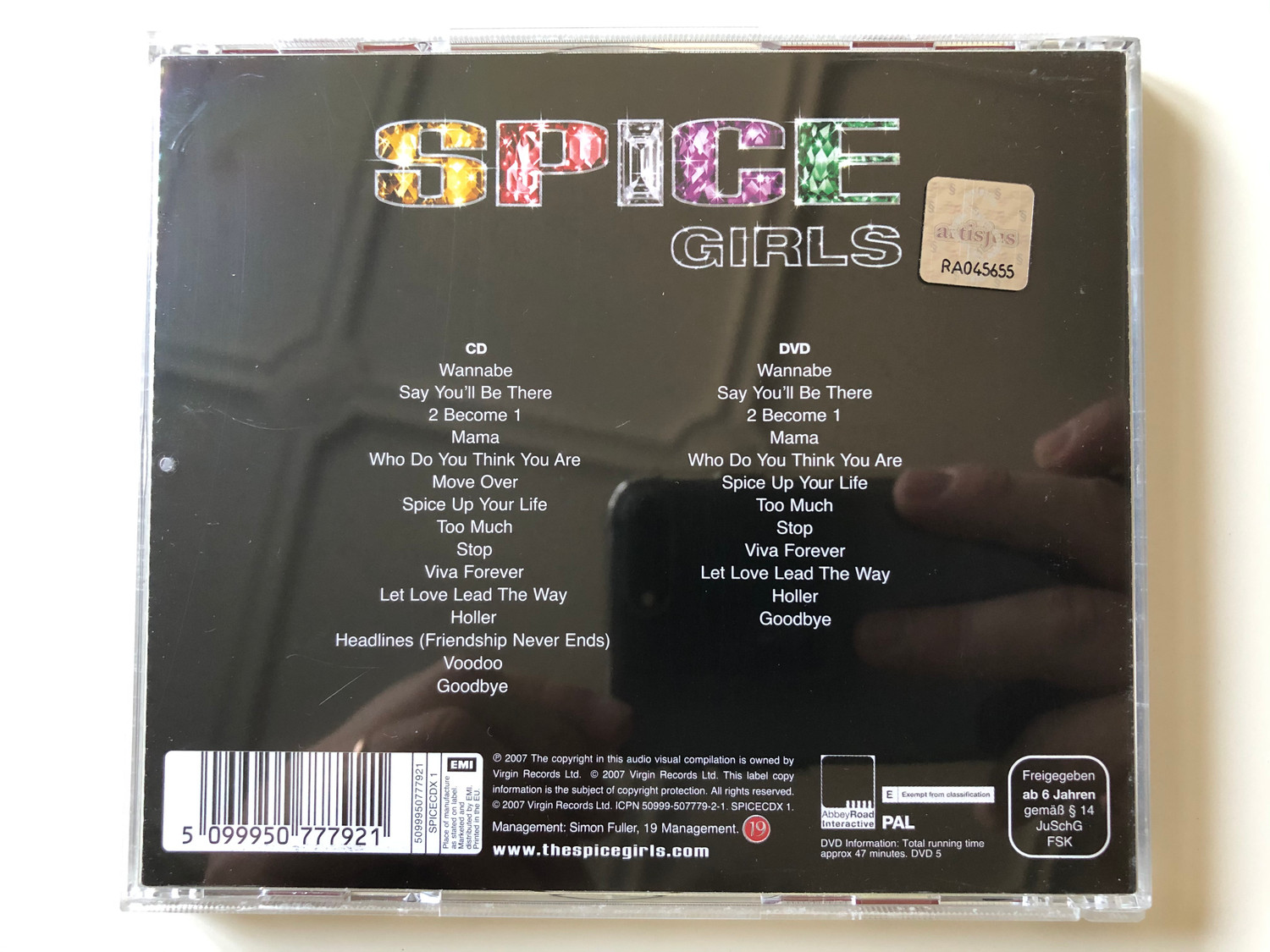 Spice Girls ‎– Greatest Hits / Virgin ‎Audio CD + PAL DVD 2007