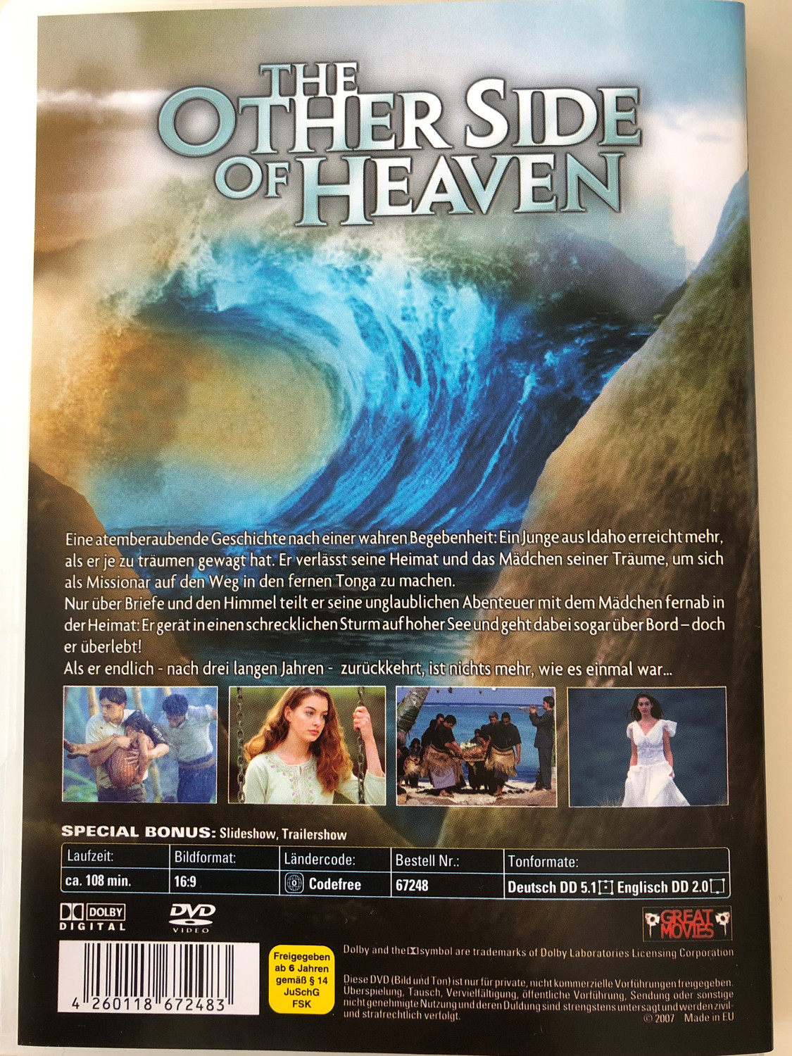 The Other Side of Heaven DVD - A Touching Missionary Film